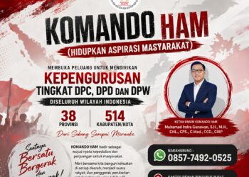 Komando HAM Bidik 38 Propinsi, Buka Pintu Kepimimpinan Daerah Di Seluruh Indonesia