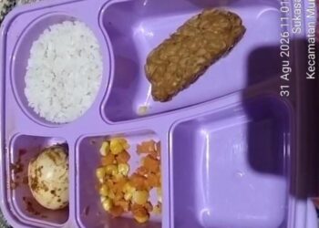 MBG Sukasaba Jadi Sorotan, Komposisi Menu Siswa Diduga Tak Sesuai Standar Gizi