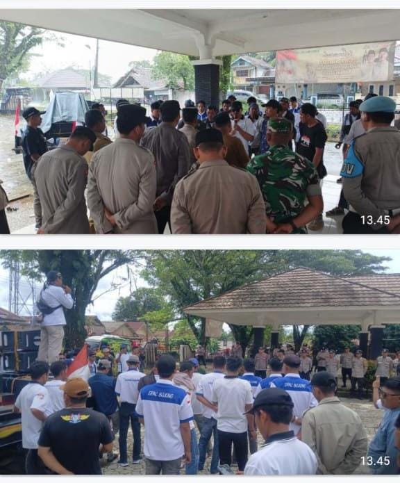 Ormas BBP Gelar Aksi Ujuk Rasa Di Cileles-Lebak Tuntut Perusahaan Bocah Gunung Penuhi Hak Warga