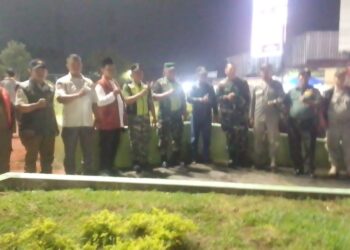 Pengamanan Malam Pergantian Tahun 2025-2026, Perbatasan Pondok Melati dan Jati Asih Kota Bekasi