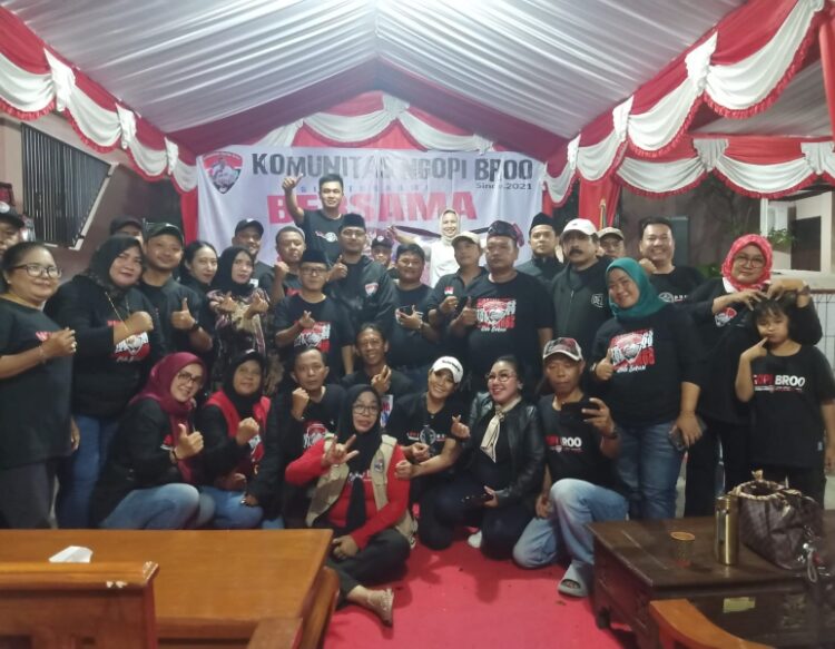 Silaturahmi Komunitas Ngopi Broo Bersama Pengurus dan Pembina Komunitas