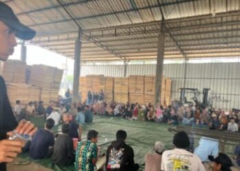 Warga desa Kujangsari Gelar Deklarasi Dukungan terhadap perusahan CV Bocah Gunung