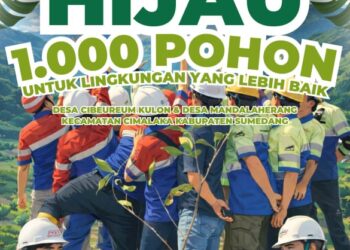 Peringatan Bulan K3 Nasional, PT Kordon Putra Sinergi Tanam 1000 Pohon di Sumedang