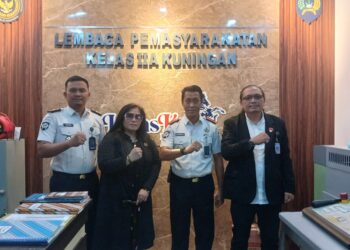 Kalapas Kuningan Sambut Kunjungan Ketua Presidium FPII dan  Ketua Umum LBH Kasihhati Justicia