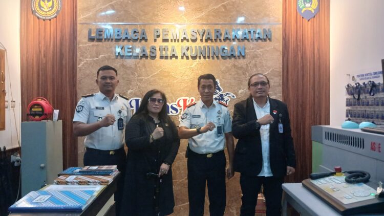 Kalapas Kuningan Sambut Kunjungan Ketua Presidium FPII dan  Ketua Umum LBH Kasihhati Justicia