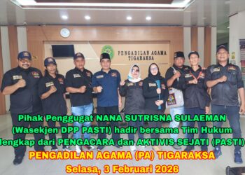 Sidang Kedua Gugatan Waris di PA Tigaraksa, Tergugat Kembali Mangkir.