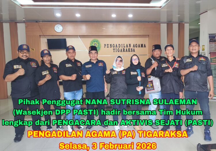 Sidang Kedua Gugatan Waris di PA Tigaraksa, Tergugat Kembali Mangkir.