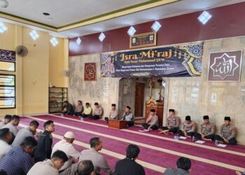 Polres Sumedang Gelar Peringatan Isra Mi’raj Nabi Muhammad SAW