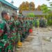 Perwira Operasi Kodim 0607/Kota Sukabumi Pimpin Apel Pagi Penyiapan Pembukaan TMMD ke-127