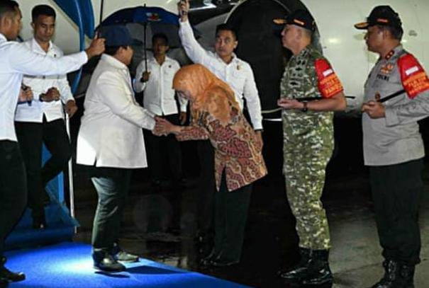 Presiden Prabowo Subianto Tiba Di Malang Hadiri Mujahadah Kubro Satu Abad NU