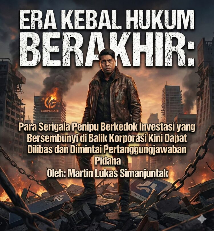 Para Serigala Penipu Berkedok Investasi yang Bersembunyi di Balik Korporasi Kini Dapat Dilibas dan Dimintai Pertanggungjawaban Pidana
