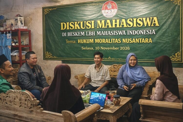 Diskusi LBH Mahasiswa Indonesia bertema Hukum Moralitas Nusantara