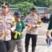 Kapolres Pelabuhan Tanjung Priok Bersama Forkopimko, Korve Bersih – Bersih Pesisir Laut Marunda