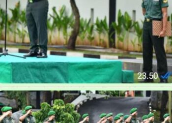 Pusterad Gelar Upacara Bendera 17-an Bulan Februari Tahun 2026