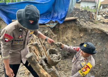 Dari Pengamanan ke Pembangunan, Brimob Hadirkan Jembatan Presisi untuk Warga Bantar Jaya