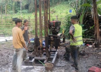 Air Bersih untuk Rakyat: Progres Sumur Bor TMMD Ke-127 di Parakanlima Tembus 15 Persen.