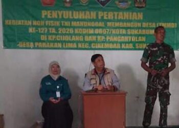 Selain Pembangunan Fisik, TMMD 127 Bekali Petani Cijolang dan Pangantolan Ilmu Tingkatkan Hasil Panen
