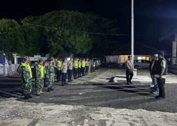 Camat Cidaun gelar apel gabungan, guna Menjaga Kamtibmas malam takbir 1447 H