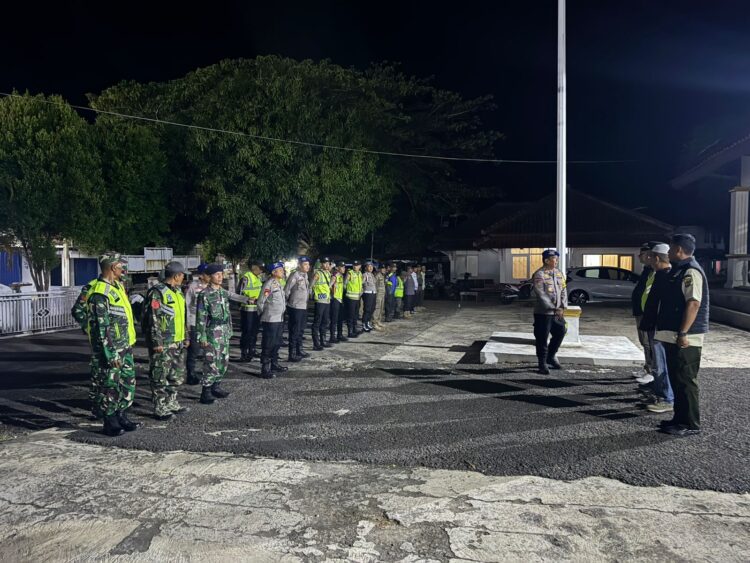 Camat Cidaun gelar apel gabungan, guna Menjaga Kamtibmas malam takbir 1447 H