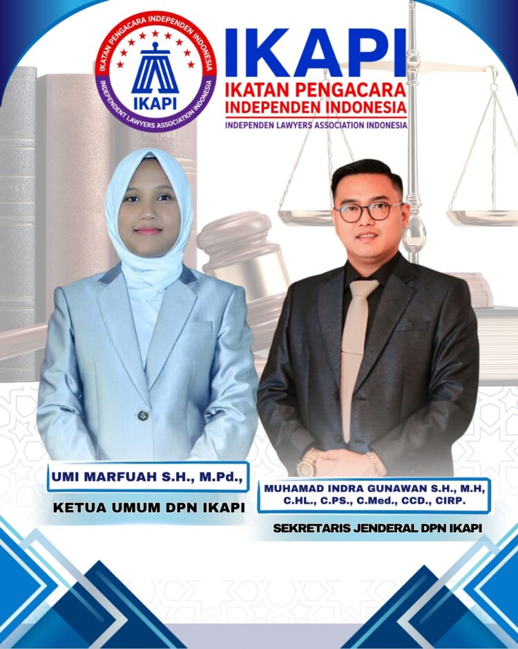 Resmi Berdiri Dan Terbentuk Organisasi Advokad Ikatan Pengacara Independen Indonesia (IKAPI)
