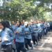 TNI AL, Prajurit Lanal Bandung Jaga Kebugaran Dengan Lari Siang Bergembira