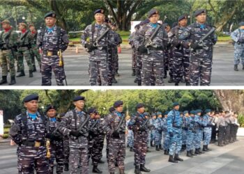 Prajurit Lanal Bandung Bersama Pemerintah Kota Peringati Hari Lahir Pancasila