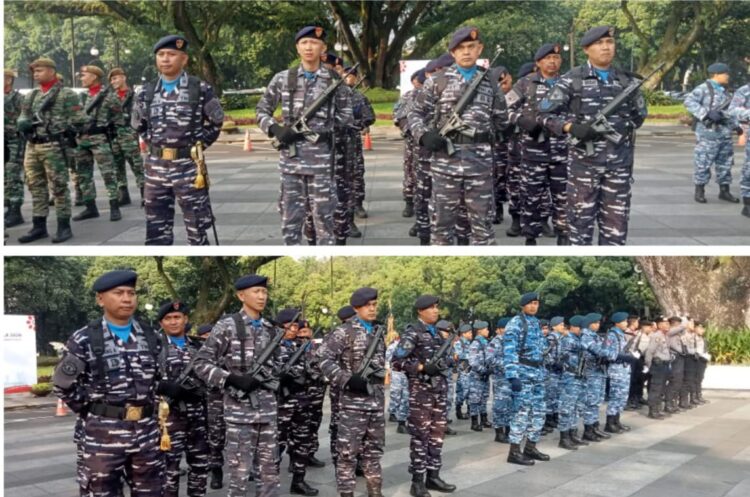 Prajurit Lanal Bandung Bersama Pemerintah Kota Peringati Hari Lahir Pancasila