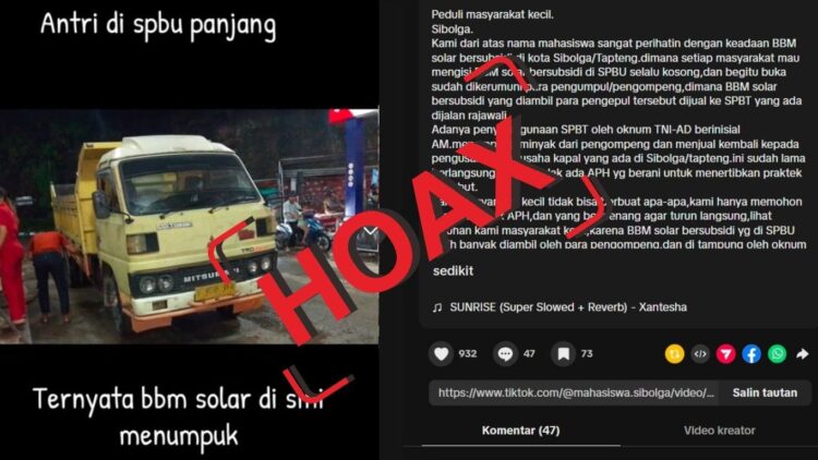 Mahasiswa Sibolga Bantah Keras Isu Penyelewengan BBM Di Jalan Rajawali,Itu Berita HOAKS