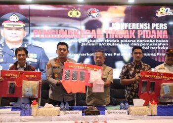 Polres Pelabuhan Tanjung Priok Ungkap 58 Kasus Narkotika, Musnahkan Barang Bukti Dan Selamatkan 67 Ribu Jiwa