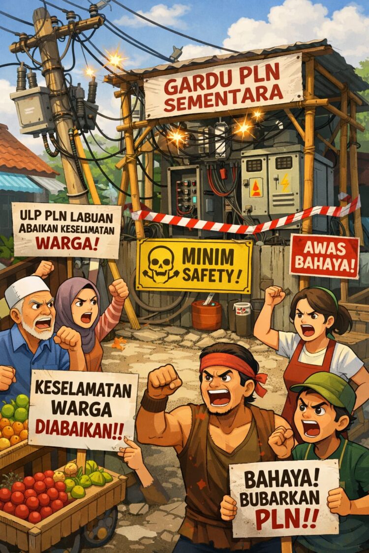 Jangan Tunggu Korban, GOA-Banten Geram Gardu PLN Pasar Panimbang Belum Penuhi Standar K3