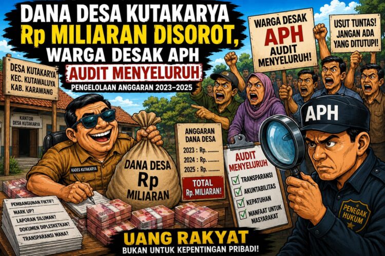 Dana Desa Kutakarya Miliaran Disorot, Warga Desak APH Audit Menyeluruh Pengelolaan Anggaran 2023–2025