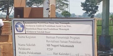 Diduga Proyek Revitalisasi 1 Milyar  SD Negeri Sukamanah Kab Subang Syarat Penyimpangan Korupsi
