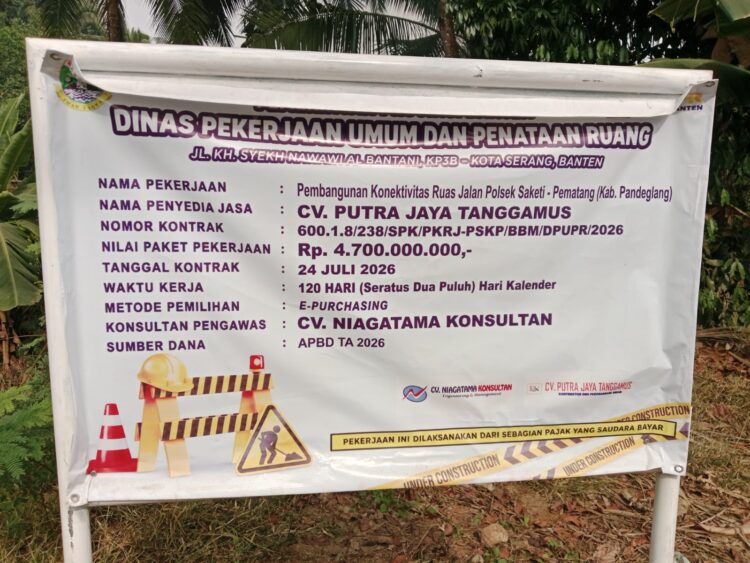 Proyek Jalan Rp4,7 Miliar Disorot Tajam! Material Diduga Campur Tanah dan Bata, GOW-BANTEN Tantang DPUPR Banten Buktikan Mutunya