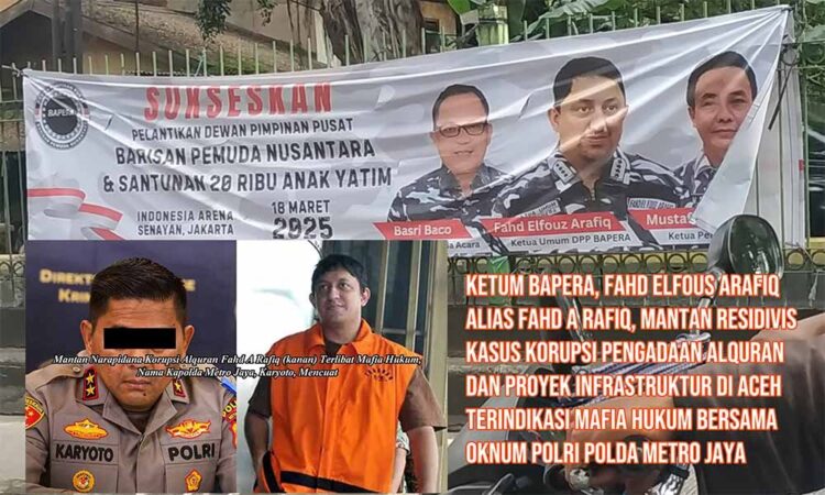 Residivis Korupsi Fahd A.Rafiq Ditangkap KPK: PPWI Desak Hukuman Maksimal dan Penegakan Hukum Tanpa Pandang Bulu