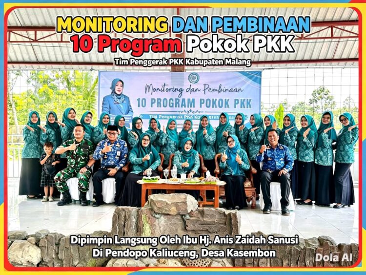 Tertib, Aman Dan Berjalan Lancar Ketua TP PKK Kab. Malang Pastikan Program Kerja Memberi Dampak Nyata Bagi Warga