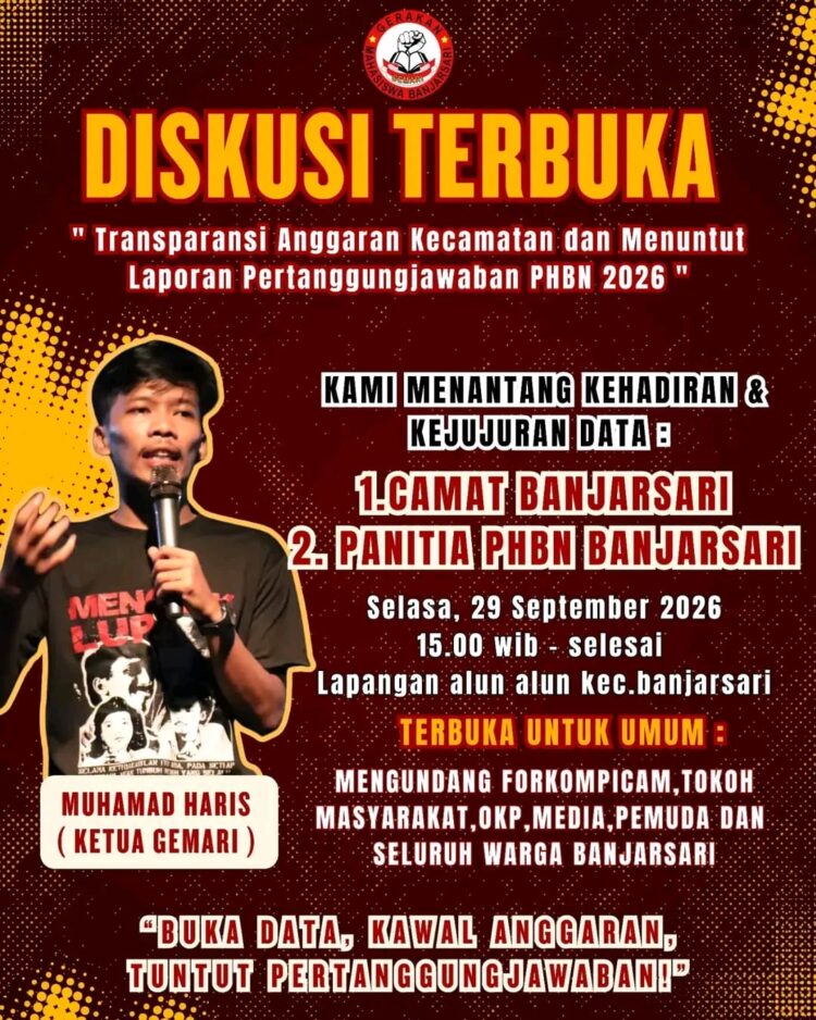 GEMARI Pertanyakan Transparansi Anggaran dan Pertanggungjawaban PHBN 2026