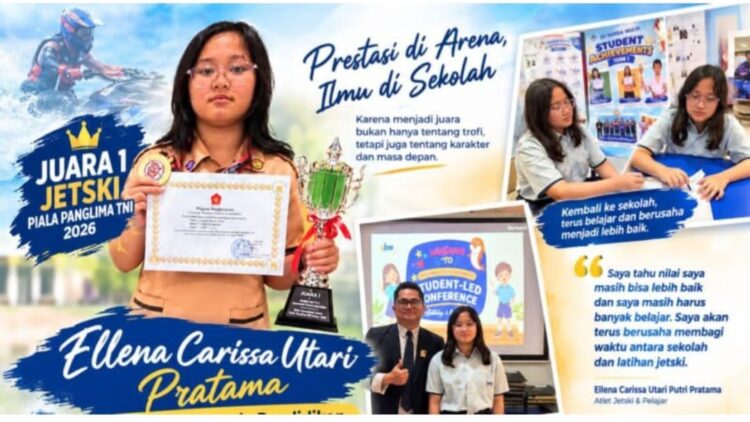 Juara 1 Jetski Piala Panglima TNI 2026, Elena Tetap Belajar Dan Terus Mengejar Prestasi