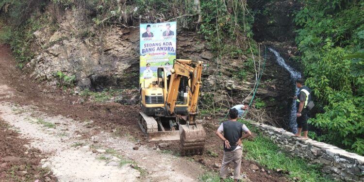 Permudah Akses dan Dongkrak Ekonomi Masyarakat, Pembangunan Jalan Bang Andra, Warga Sambut Positif