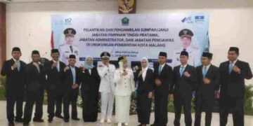 Mutasi Besar Pemkot Malang: 176 Pejabat Dilantik Perkuat Pelayanan, Lengkap dengan Sekretaris Dinas Kepala Bidang