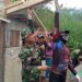 Gotong Royong TIGA PILAR: Koramil, Polsek, Dan Warga Wonoagung Kasembon Lakukan Bedah Rumah Warga Tidak Mampu