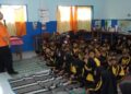 TMMD ke-130 Kodim 0818 – Kabupaten Malang, BPBD Edukasi Siswa SDN 2 Taji Tentang Kesiapsiagaan Bencana